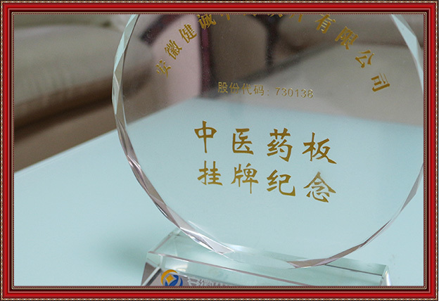 中医药板 挂牌纪念